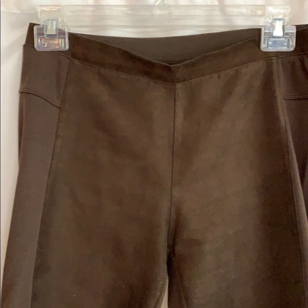 SOLD Seven 7 Faux Suede front leggings